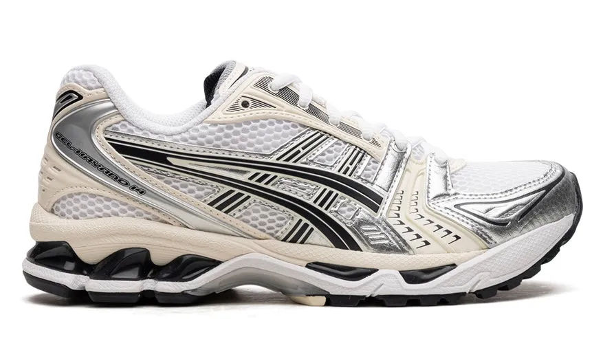 ASICS Gel-Kayano 14 White Midnight (Women's) Dynamic silhouette