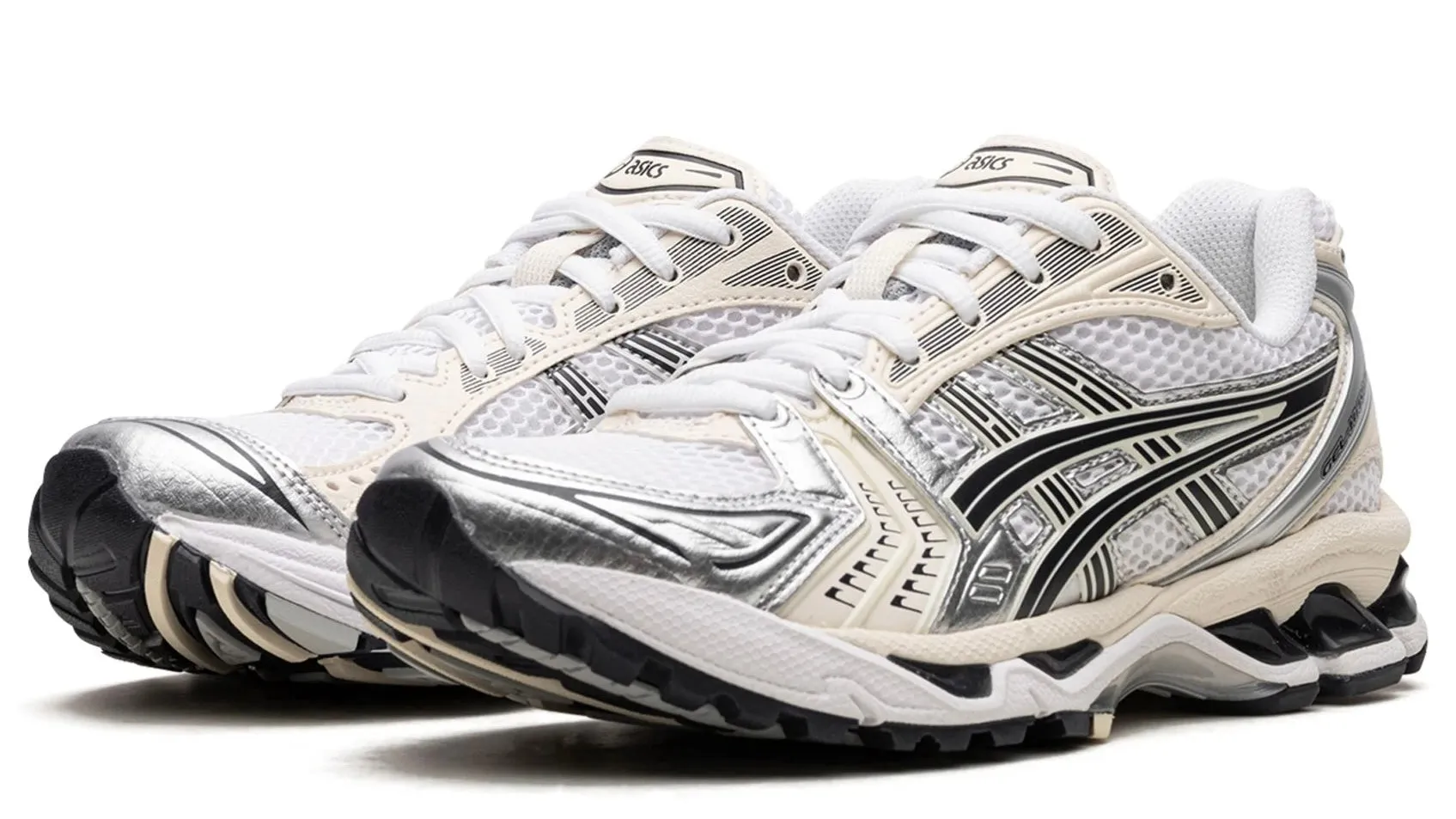 ASICS Gel-Kayano 14 White Midnight (Women's) Shock absorbing midsole