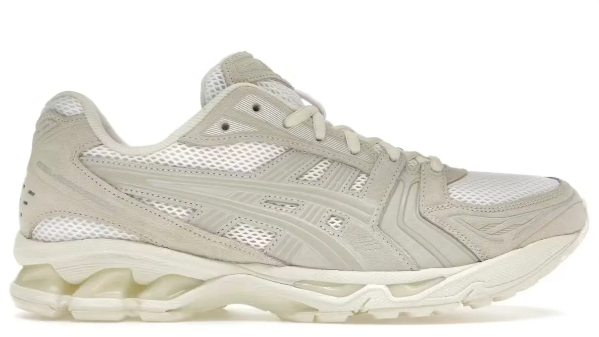 ASICS Gel-Kayano 14White Smoke Grey (Women's) Structured Shoe Classy Touch