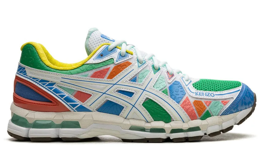 ASICS Gel-Kayano 20 KENZO Multi-Color Shock Absorbing Foam
