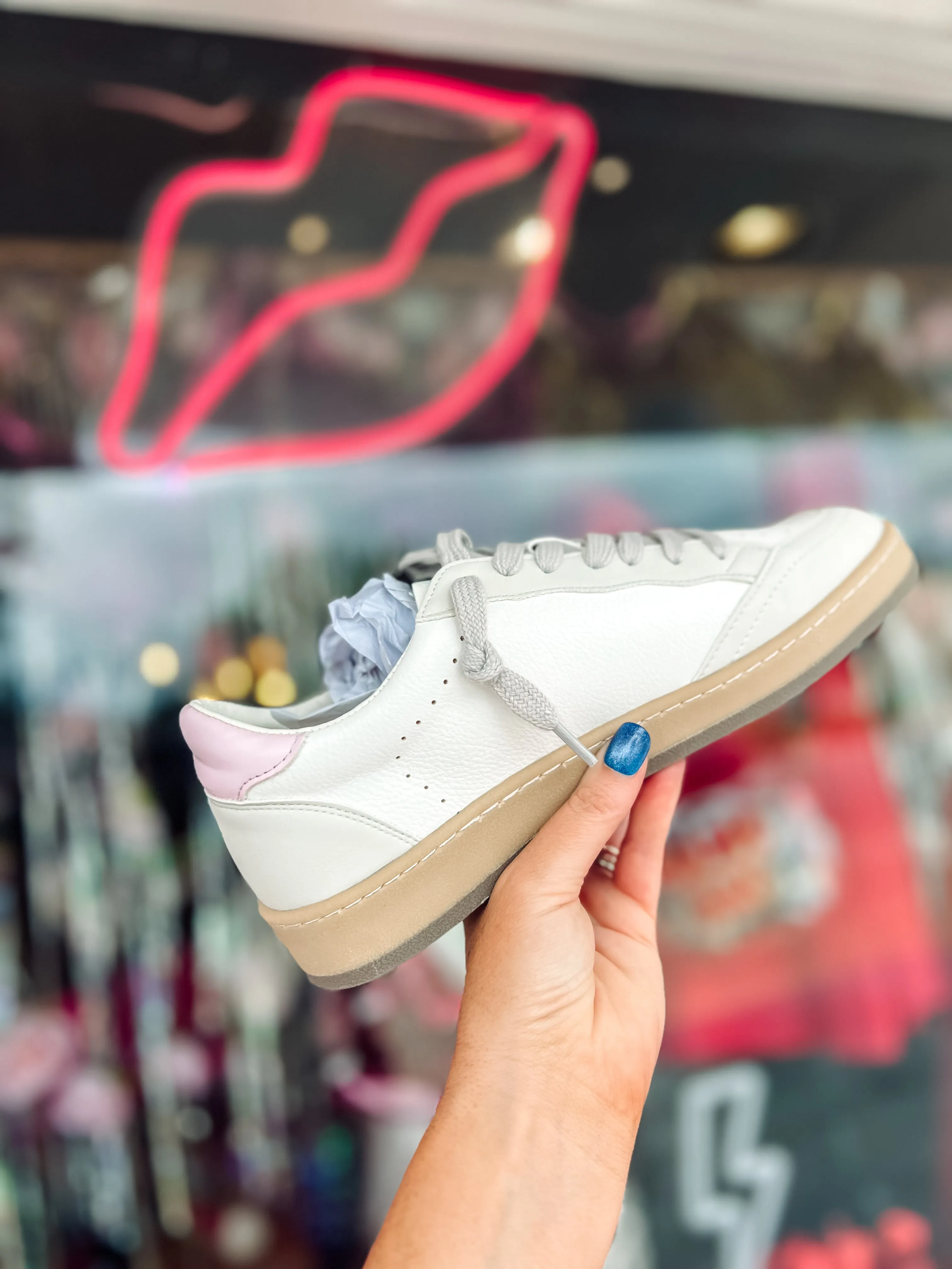 Avery Glitter Star sneakers tight-fit