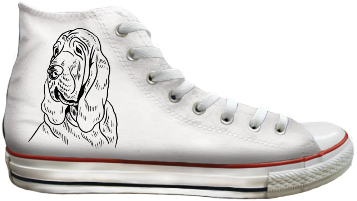 Forest Jog Family Run Baggins Original Hi top Bloodhound