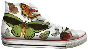 Calm Hike Fashionable color scheme Baggins Original Hi Top Botanical Butterflies
