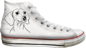 Plain Step Moon Step Baggins Original Hi top Dachshund