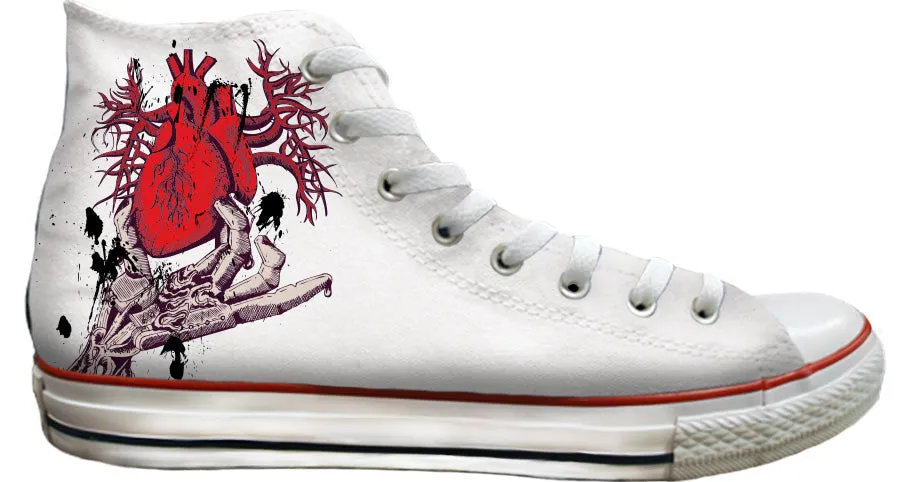 Comfortable Arch Cushion Non-Slip Design Baggins Original Hi Top Human Heart