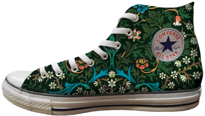 Fashionable Fit Baggins Original Hi Top Morris Meadow Floral