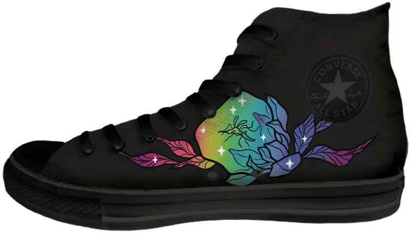 Quilt Warm Street Fashion Baggins Original Hi Top Tattoo Zoo Kara Harrison Rainbow Mosquito in Amber