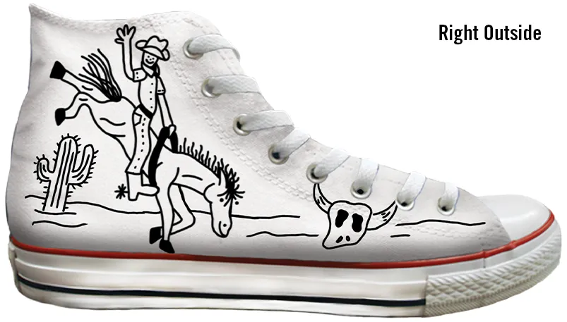 Baggins Original Hi Top Tattoo Zoo Sophia Jackson Cowboys Make Do Quick Pace