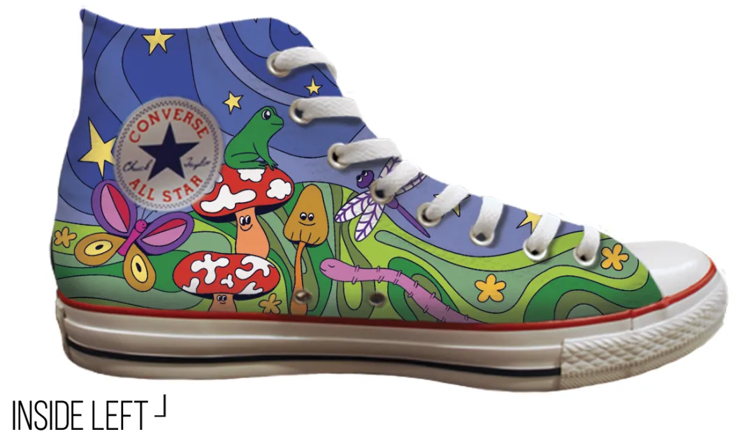 Baggins Original Hi Tops Daydream Doodles Urban Run Easy Day