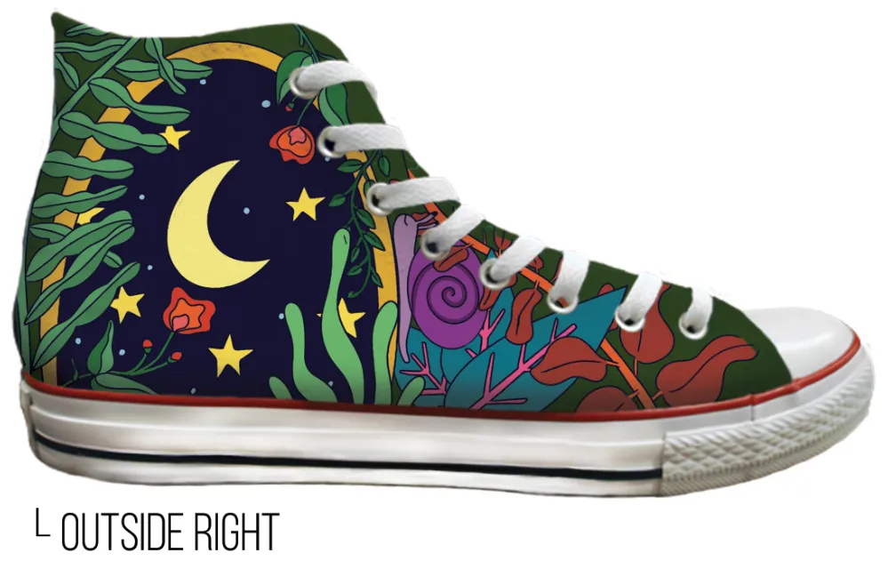 Baggins Original Hi Tops Daydream Doodles Urban Essential