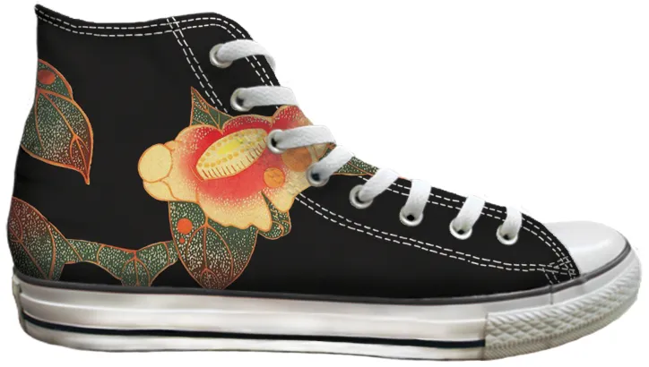 Baggins Original Hi Tops Woodblock Bird Flexible Midsole