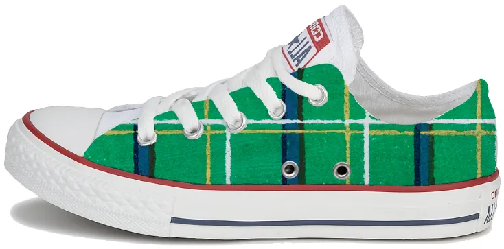 Heel Baggins Original Low Top Giant Green Plaid