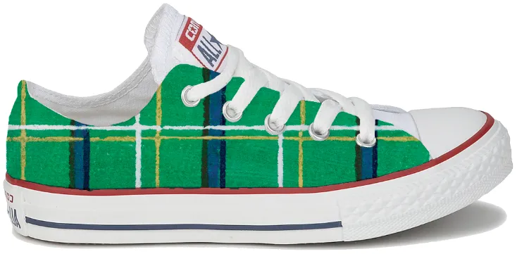 Shockproof Heel Valley Run Baggins Original Low Top Giant Green Plaid