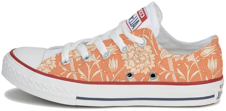 Baggins Original Low Top Morris Wild Tulip Tidy Lines Group Pace