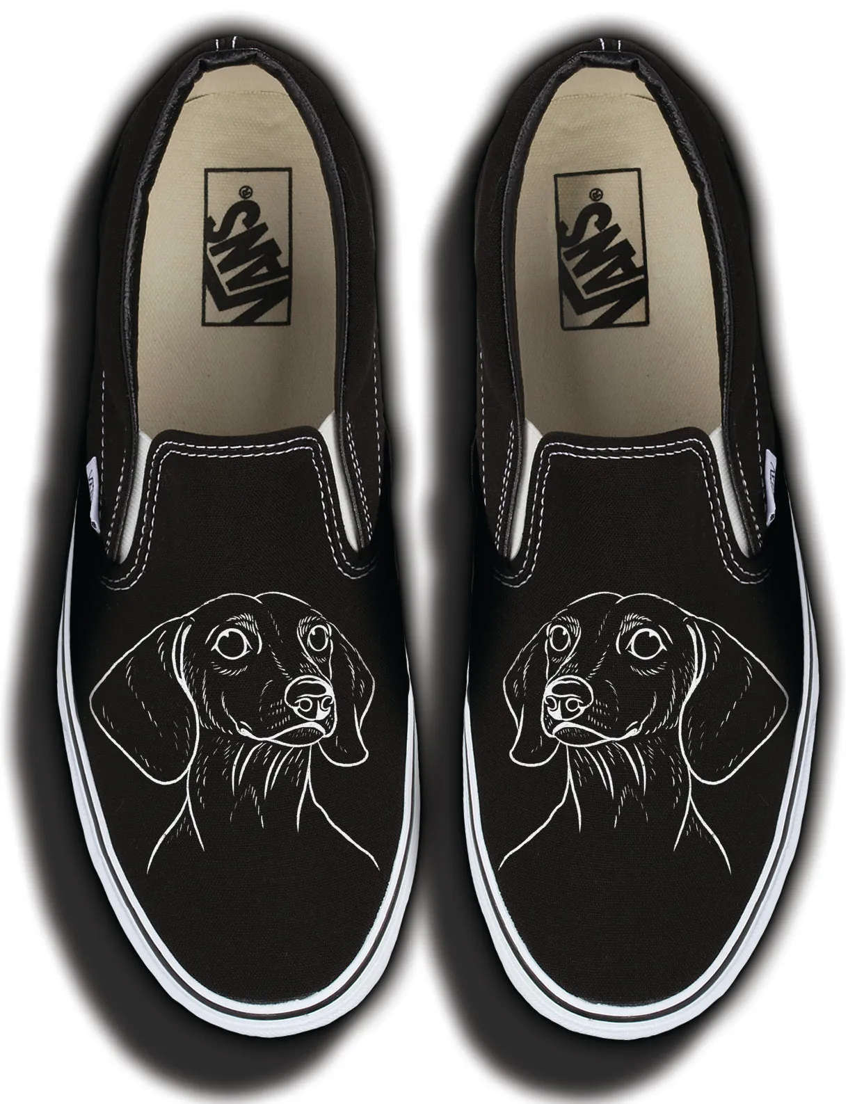Comfort Walk Slip Baggins Original Slip on Dachshund