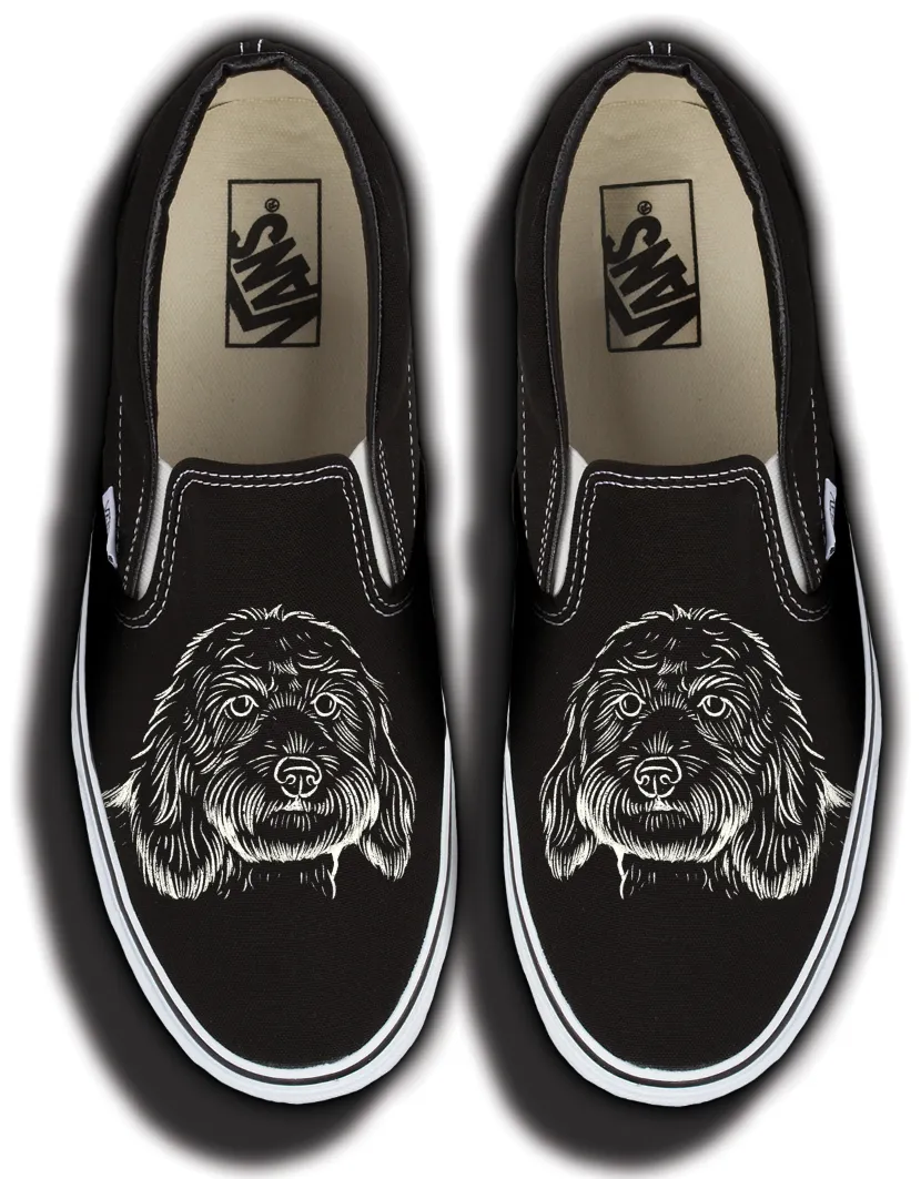 Slip Fit Wear All Day Baggins Original Slip on Labradoodle