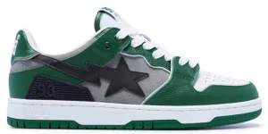 A Bathing Ape Bape SK8 Sta Green Grey Anti Slip Laces Slim Edge