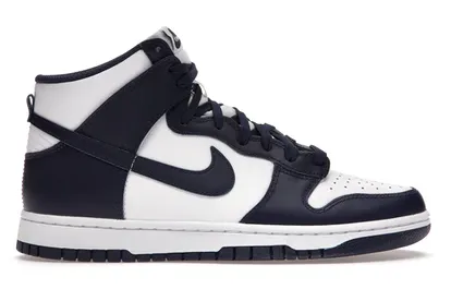 Nike Dunk High Championship Navy Plush Lining