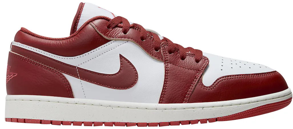 Wide Base Platform Easy traction Air Jordan 1 Low Dune Red