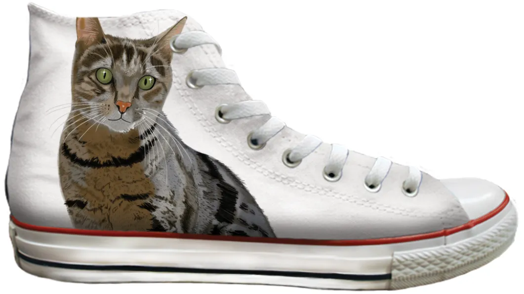 Baggins Original Hi Top Tabby Cat Farm Jog