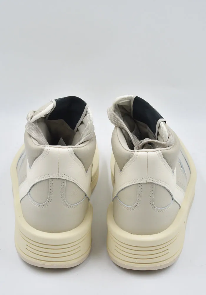 Supportive structure RICK OWENS DRKSHDW X CONVERSED DC02DX960 A10R0 TURBOWPN MID-TOP SNEAKERS OYSTER