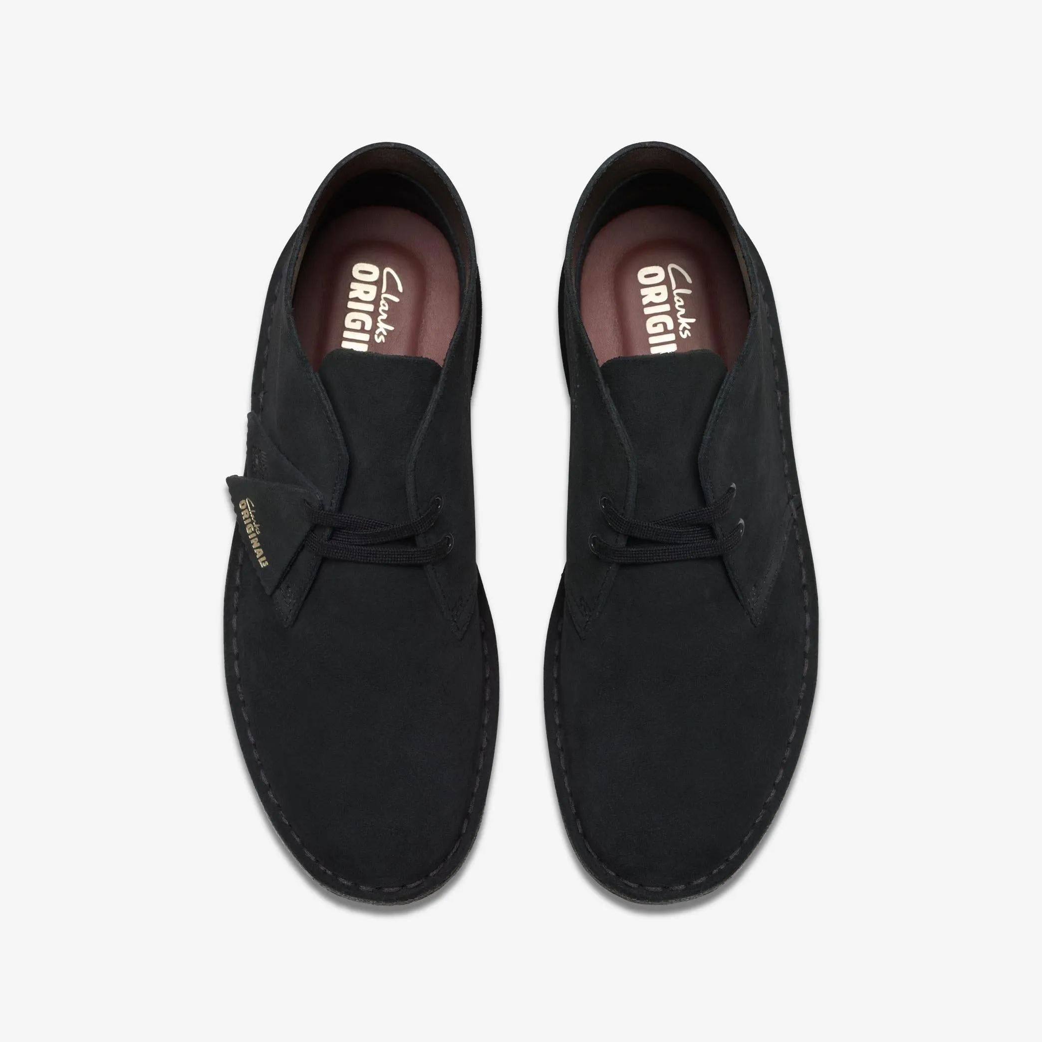 morning run Dynamic Feel CLARKS ORIGINAL DESERT BOOT-BLACK SUEDE