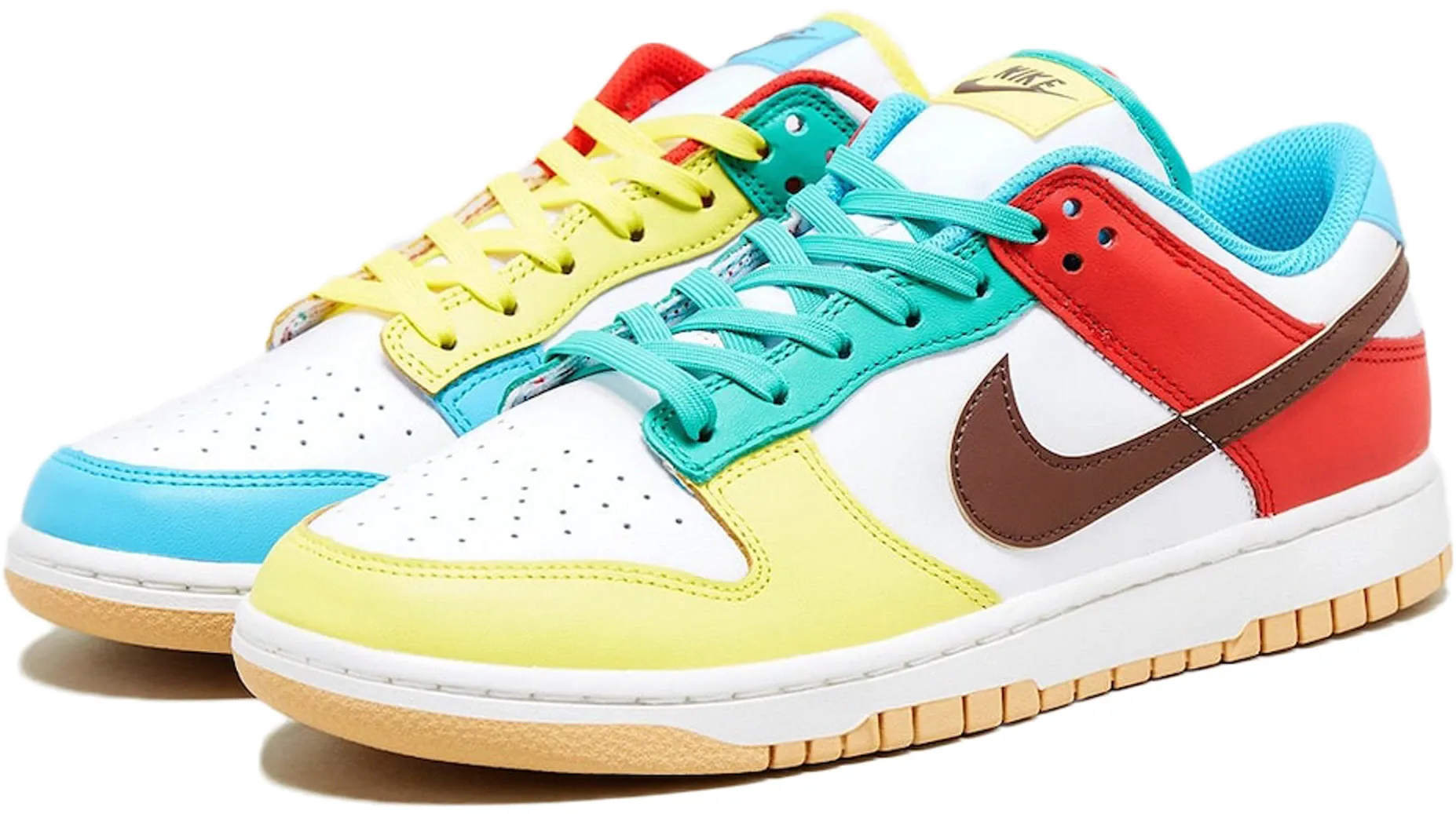 Nike Dunk Low Free 99 White Lightweight Frame Adjustable Lace System