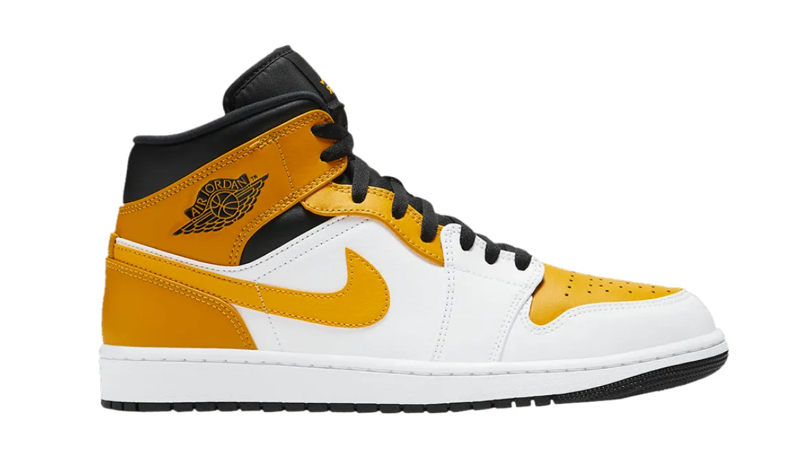 Vegan Friendly Build Style Upgrade Air Jordan 1 Mid 'University Gold'
