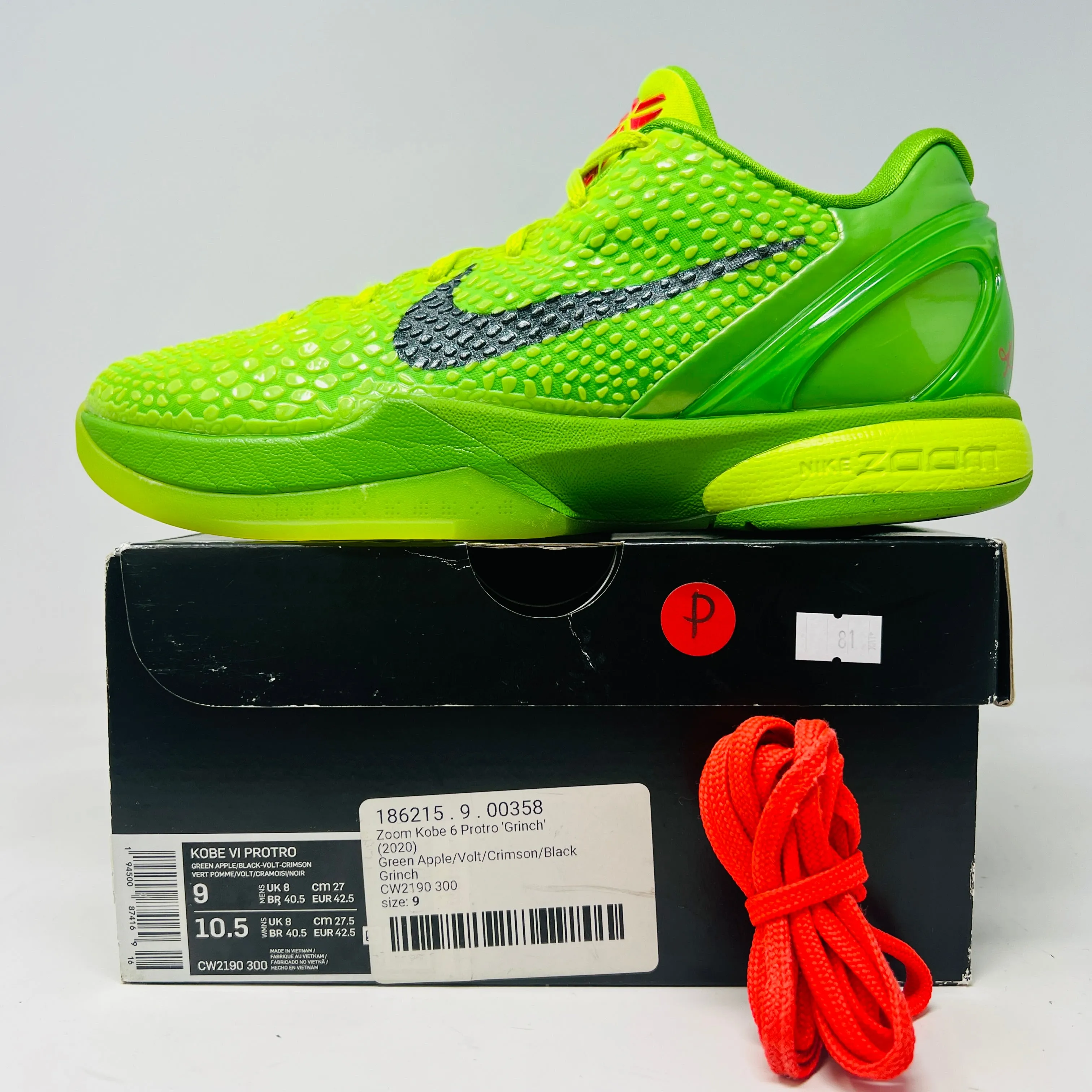 Relaxed wear Impact Ready Nike Kobe 6 Protro Grinch (2020)