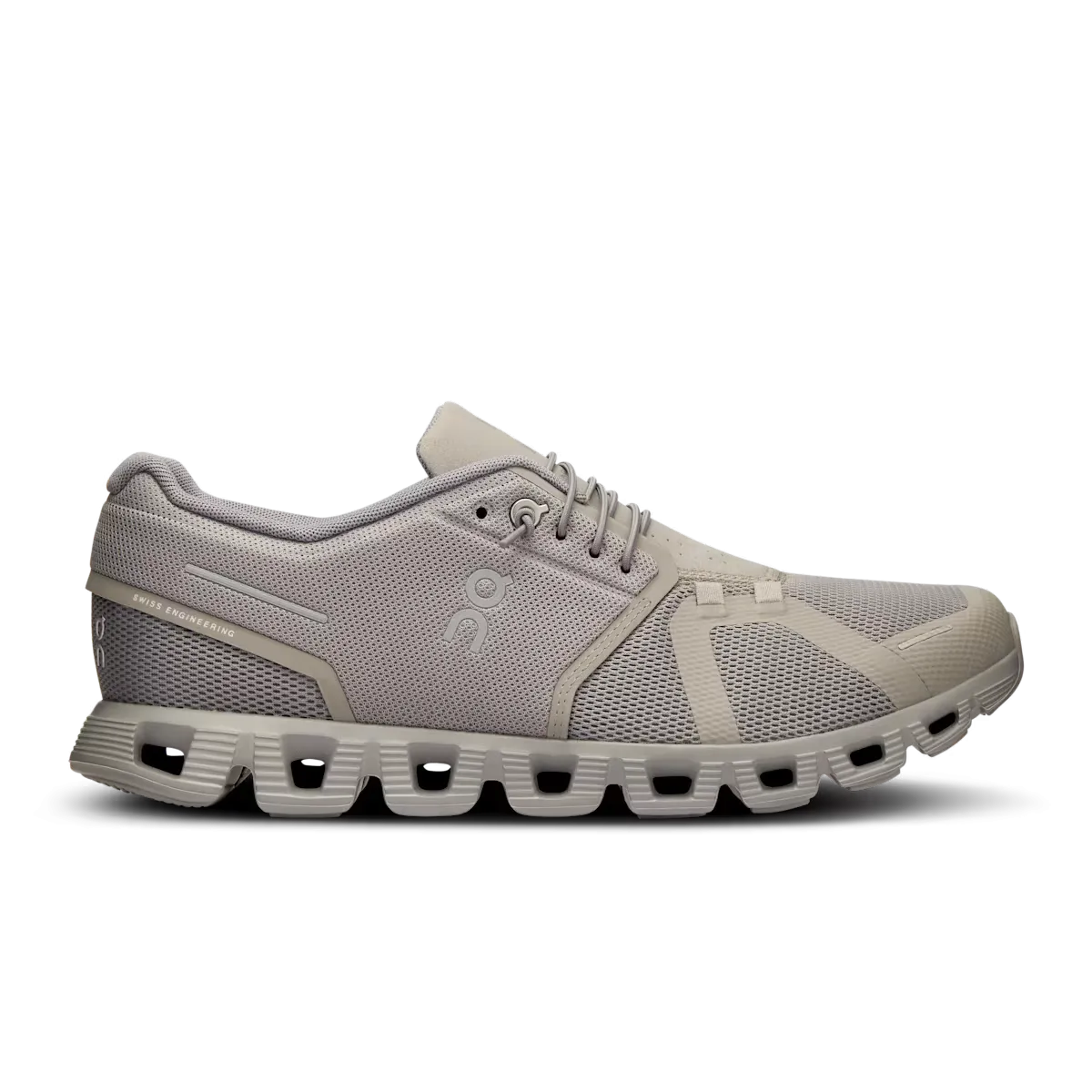 Heel Stabilizer Hyper Compression Foam On Running Cloud 5 Fog Alloy