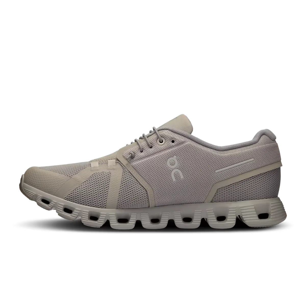 Double Stitched On Running Cloud 5 Fog Alloy