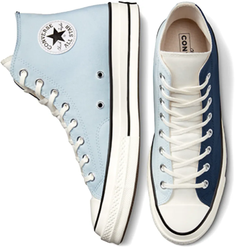 Converse Chuck Taylor All Star 1970s Hi Top Nautical Tri-Blocked Navy/Aqua Mist/Egret Cool Lifestyle Light Ride