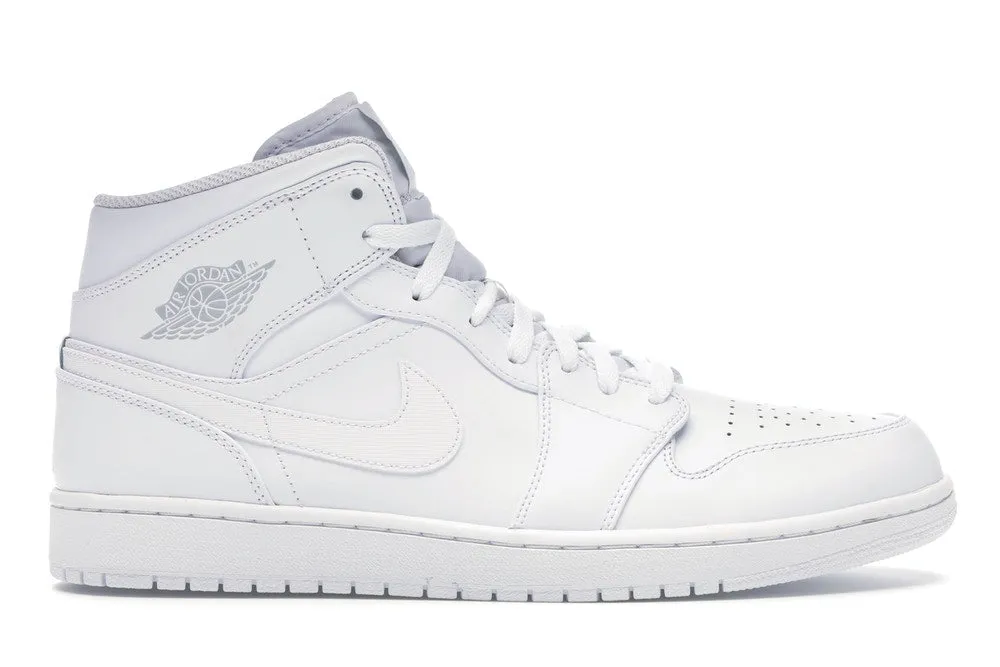Dynamic support Foot Contouring Jordan 1 Mid White/Pure Platinum