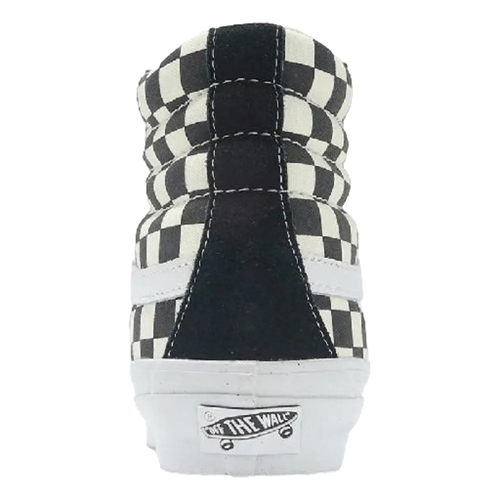 Tide Path Cool Vibe VANS SK8-HI REISSUE 38-LX CHECKERBOARD BLACK/OFF WHITE