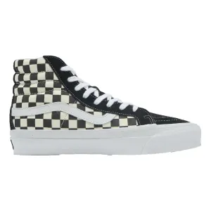 VANS SK8-HI REISSUE 38-LX CHECKERBOARD BLACK/OFF WHITE trendy touch Hot Weather
