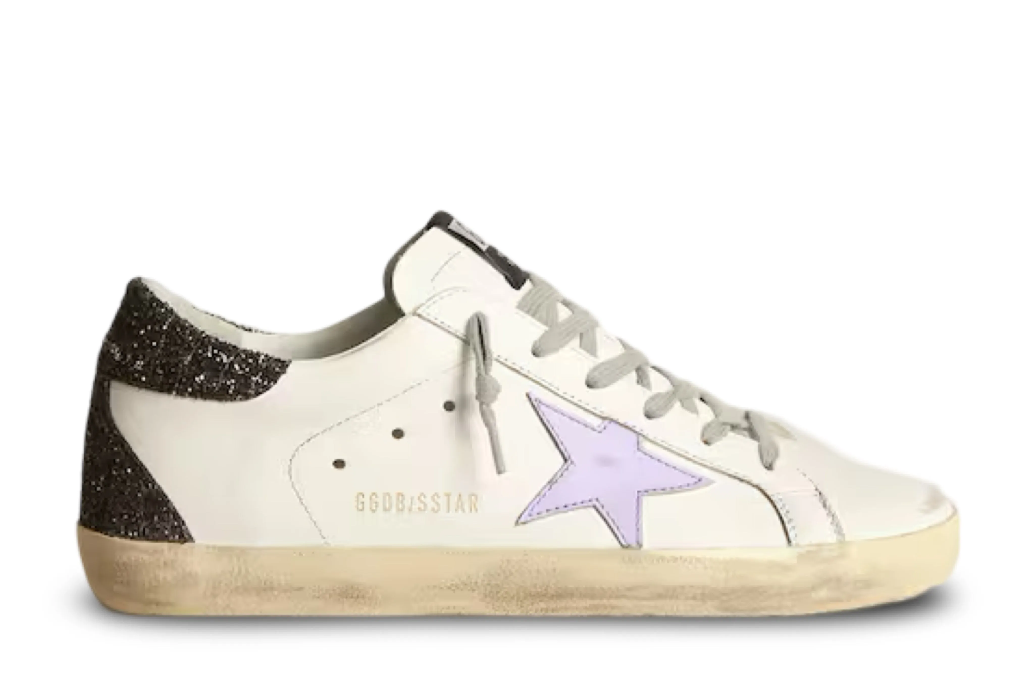 Urban Movement Impact Support Golden Goose Super-Star White Choco Glitter-Lavender (W)