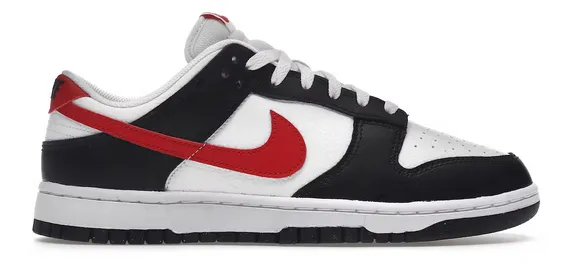 Nike Dunk Low Retro Red Swoosh Panda Run Friendly