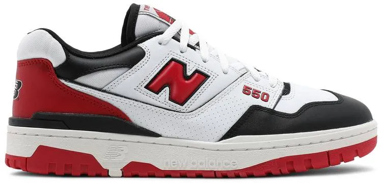 Step Boost Woven TPU Cage New Balance 550 White Red Black