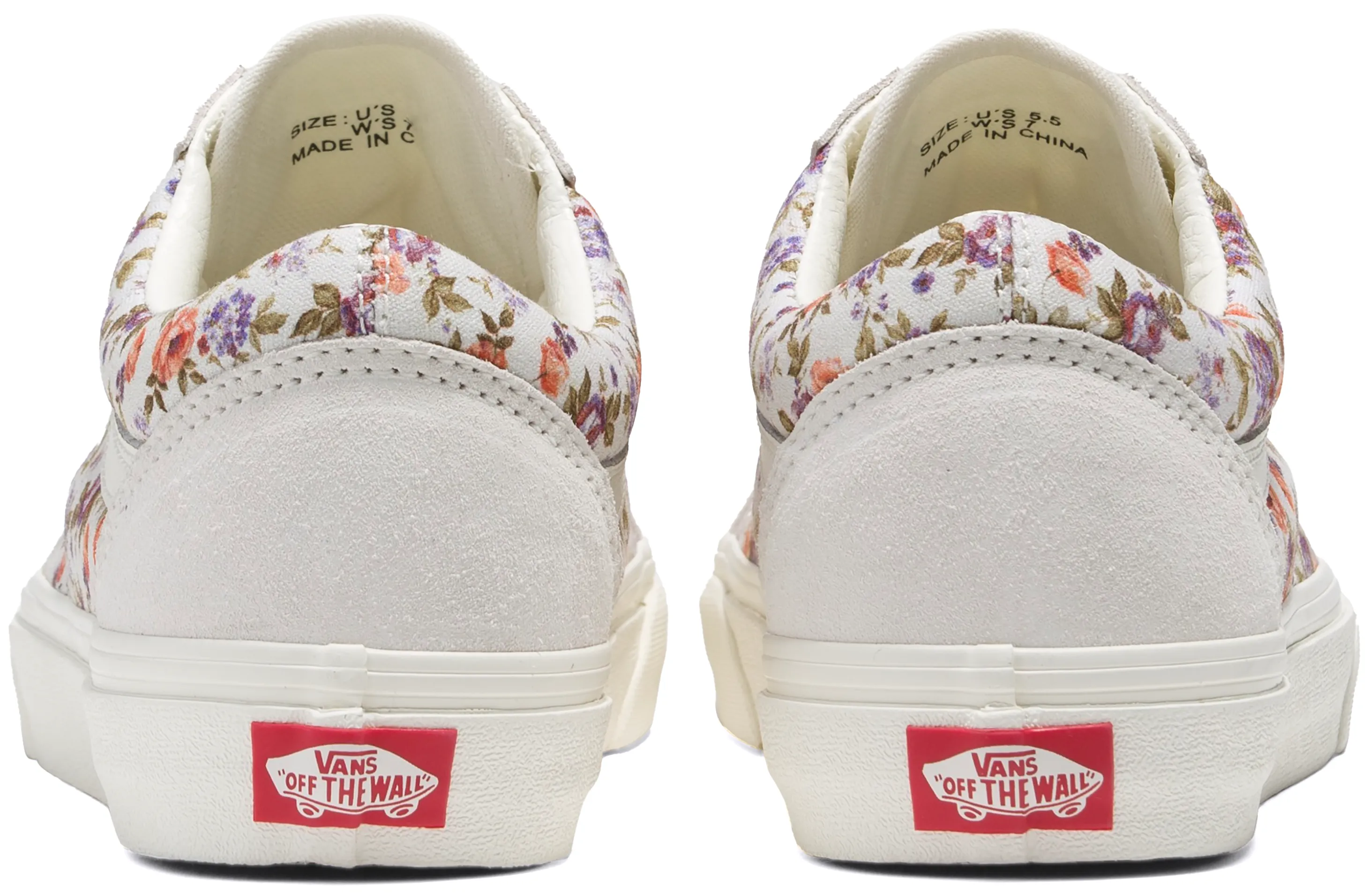 Flexible Sole Vans Old Skool Vintage Floral Marshmallow