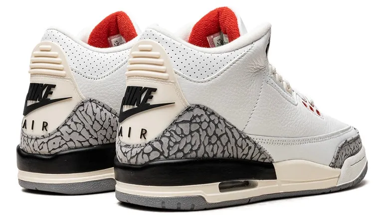 Compression Molded Jordan 3 Retro White Cement Reimagined (GS)