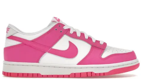 Nike Dunk Low Laser Fuchsia (GS) Rubber Traction Pattern