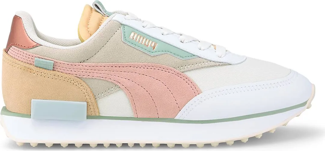 Puma Future Rider Soft Metal (W) Synthetic Leather Panels Multi-functional breathability