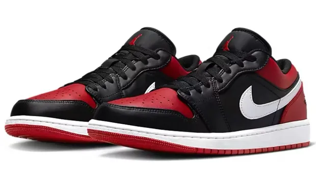 Moisture Wicking Lining Jordan 1 Low Alternate Bred Toe