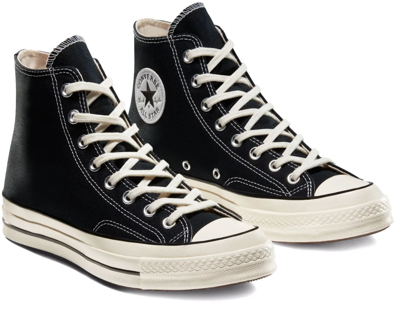 Converse Chuck Taylor All Star 70s Hi Top Black/Black/Egret Energy return