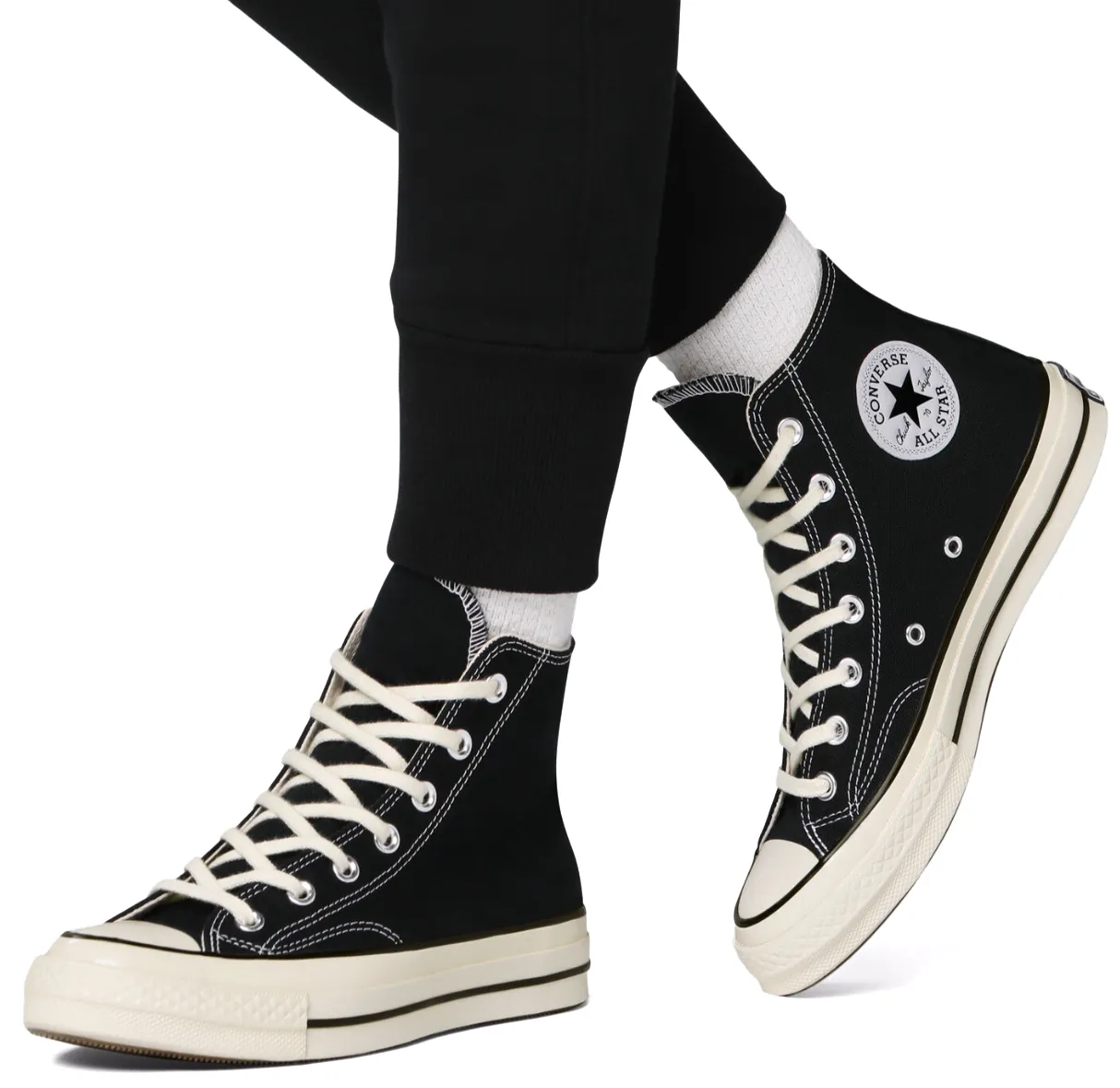 Classic Trend Converse Chuck Taylor All Star 70s Hi Top Black/Black/Egret