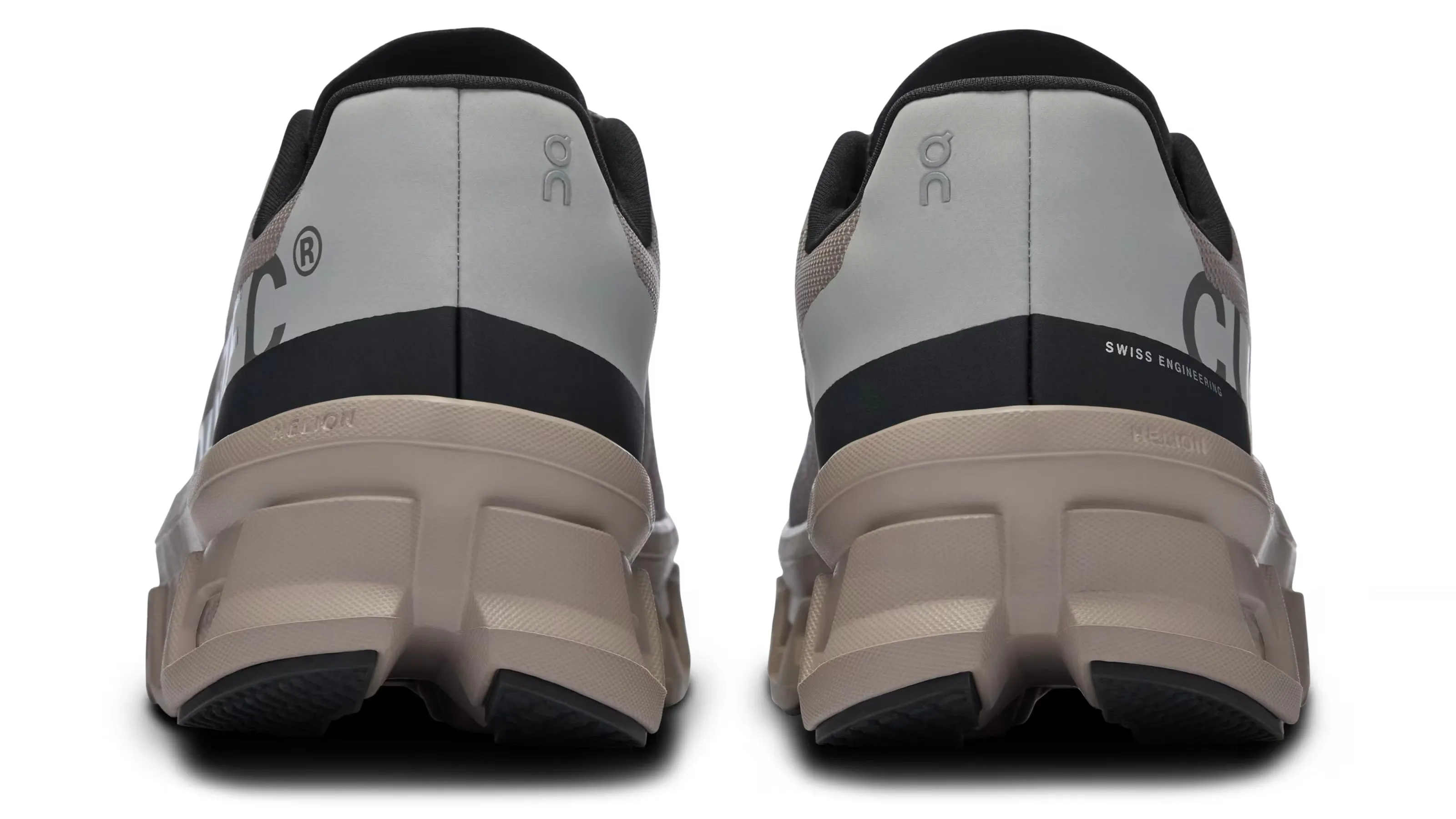 On Running Cloudmonster Cinder Fog Thermoplastic Heel Stabilizers