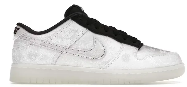 Sophisticated piece Nike Dunk Low CLOT Fragment White