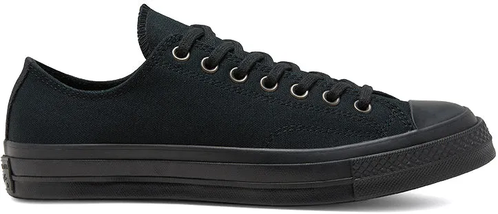 Velcro Closure Converse Chuck Taylor 70s Low Top Black/Black