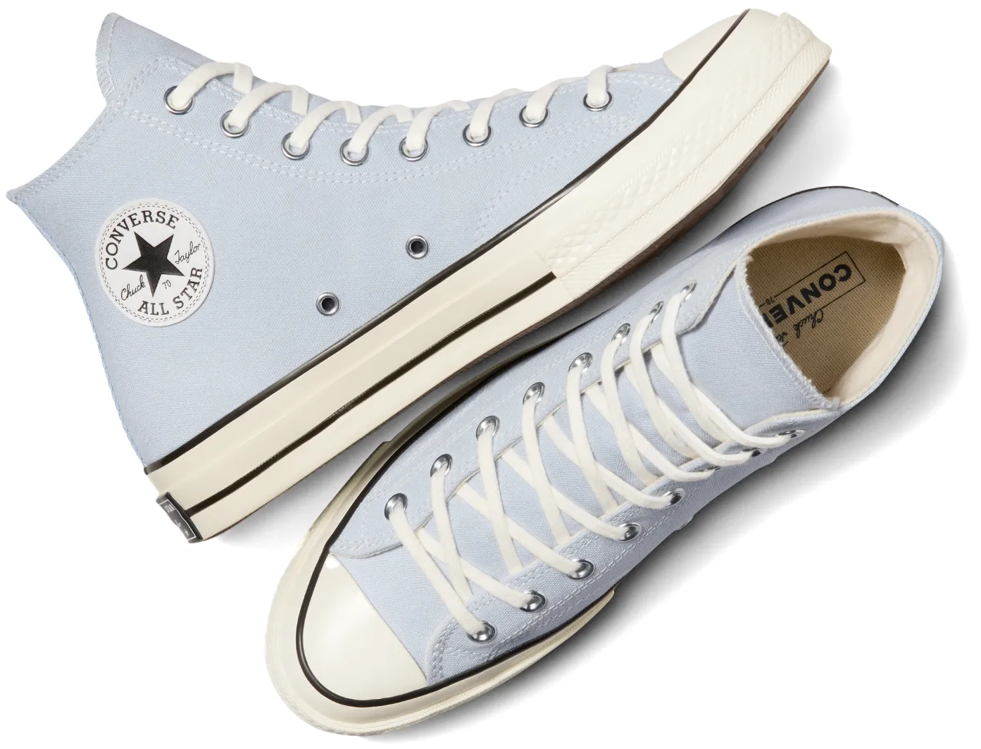Converse Chuck Taylor All Star 1970s Hi Top Cloudy Daze/Egret/Black Platform Style Morning Pace