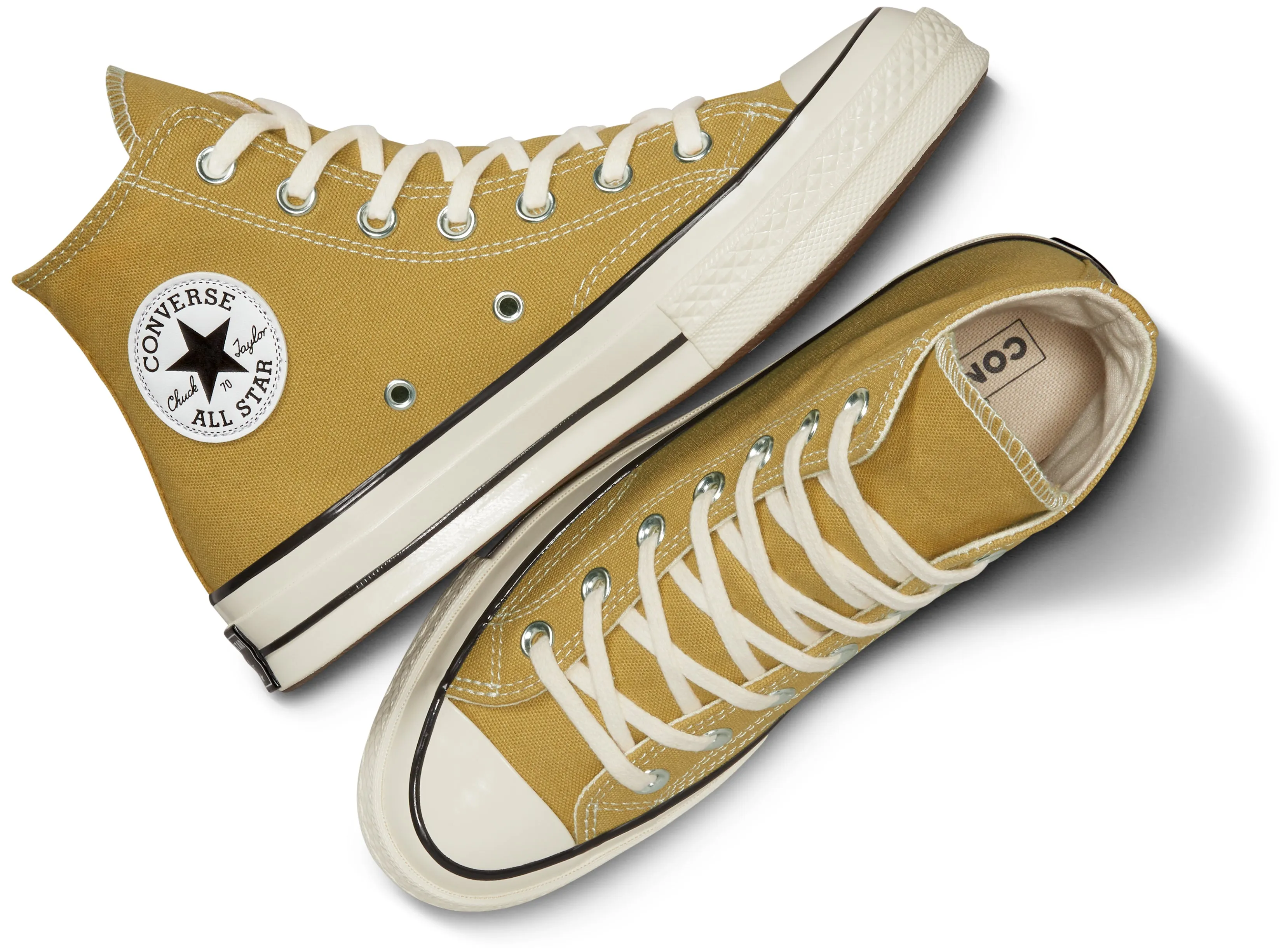 Versatile Comfort Shoes Velcro Closure Converse Chuck Taylor All Star 1970s Hi Top Dunescape/ Egret/ Black